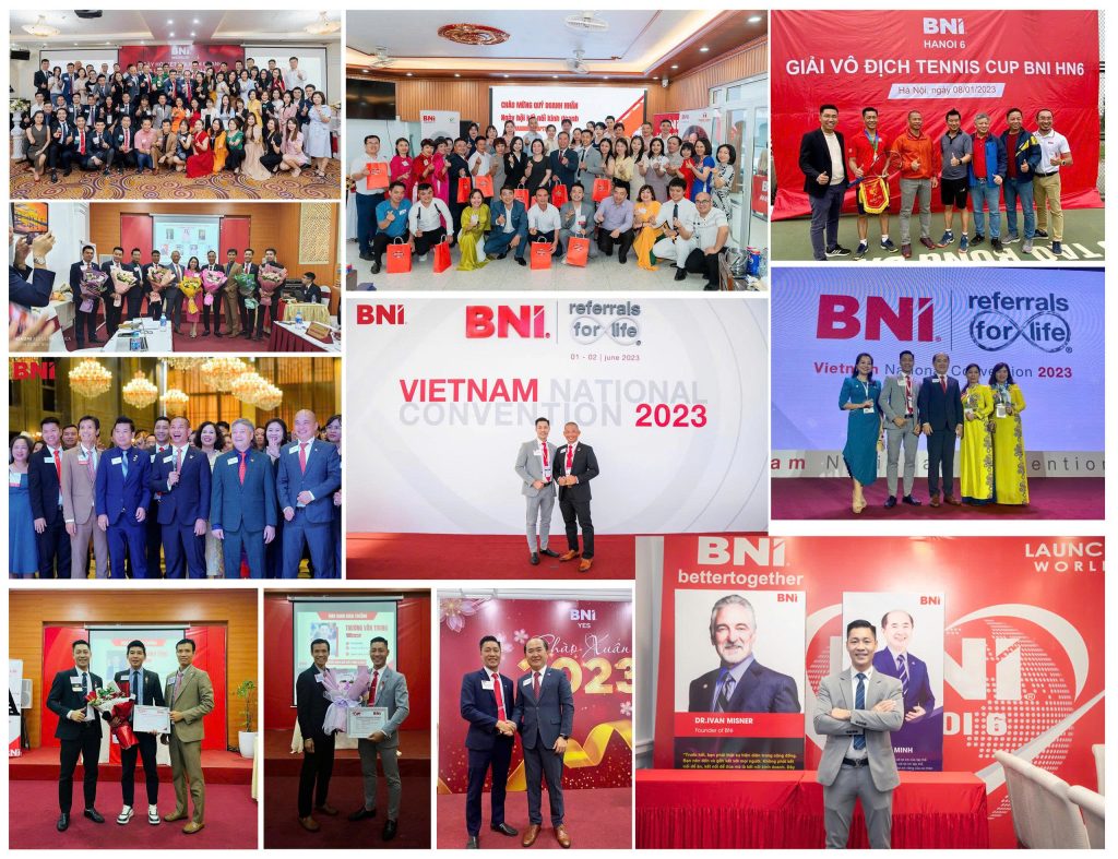 Trung Ô Tô cùng Phạm Thành Long và Hồ Quang Minh tham dự buổi họp BNI Hà Nội 6